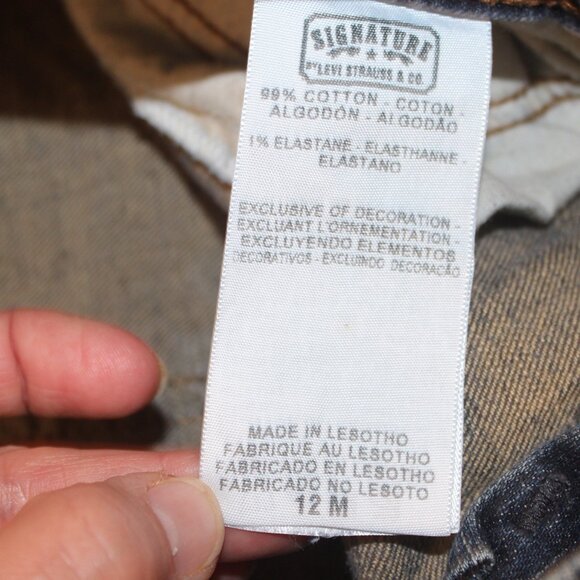 Levi's signature jeans women's low rise boot cut size 10 - Picture 5 of 9